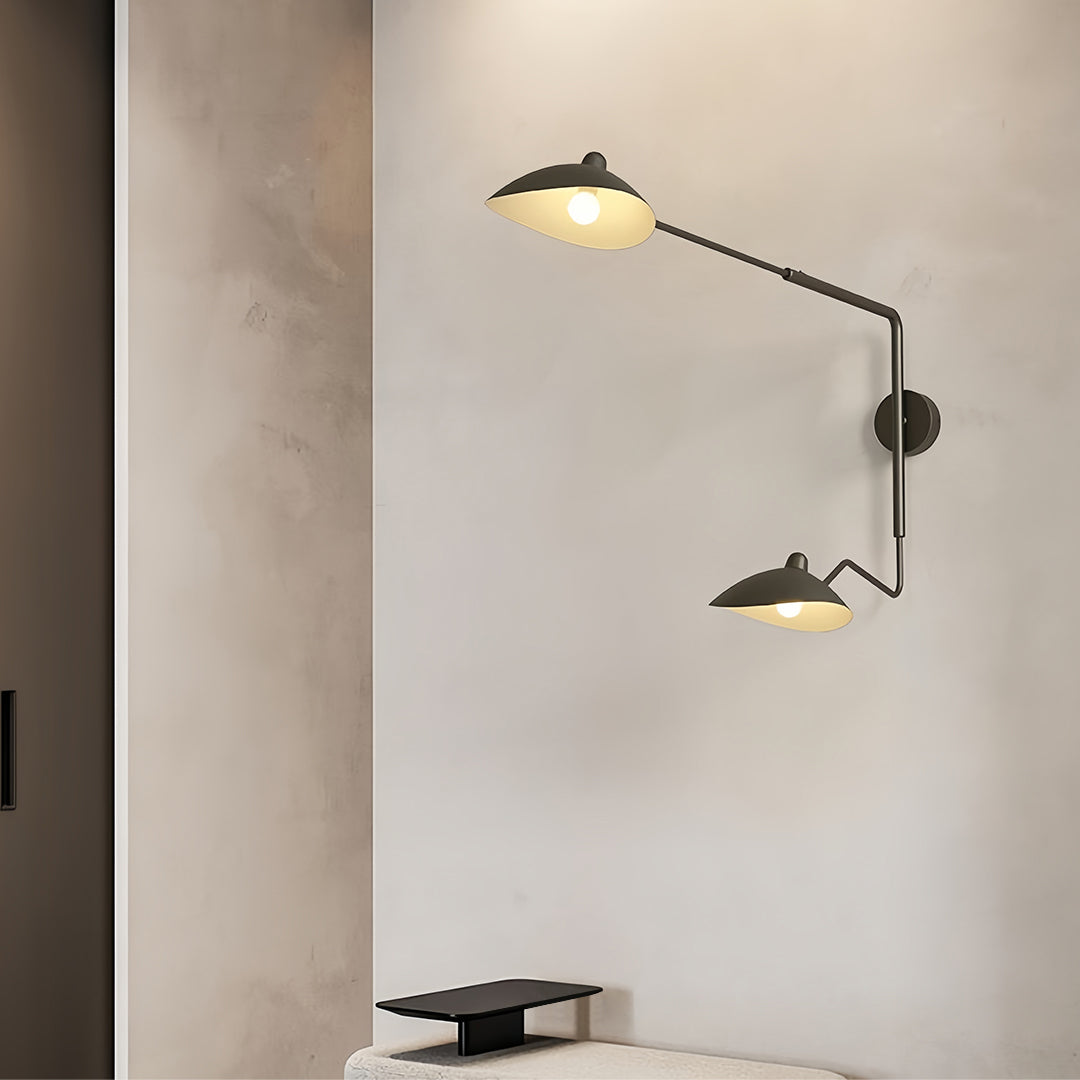 Swing Arm Wall Light Contemporary Industrial wide-spectrum Lamp