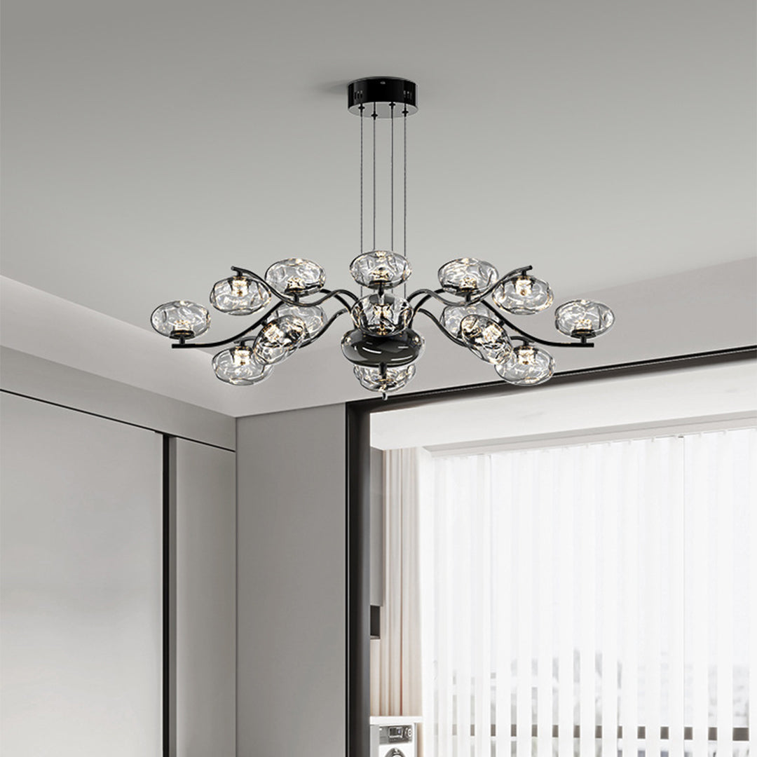 Modern LED Chandelier wide-spectrum Magic Bean Glass Light