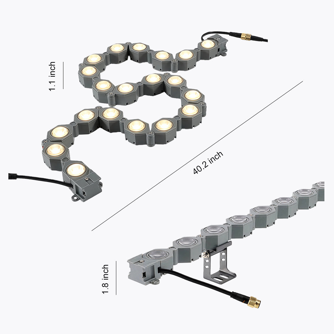 DIY Wall Wash Lighting Outdoor Waterproof Foldable LED Light