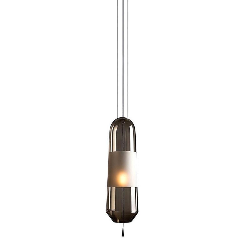 Long Oval Glass LED Nordic Pendant Lighting Hanging Lamp Ceiling Lights