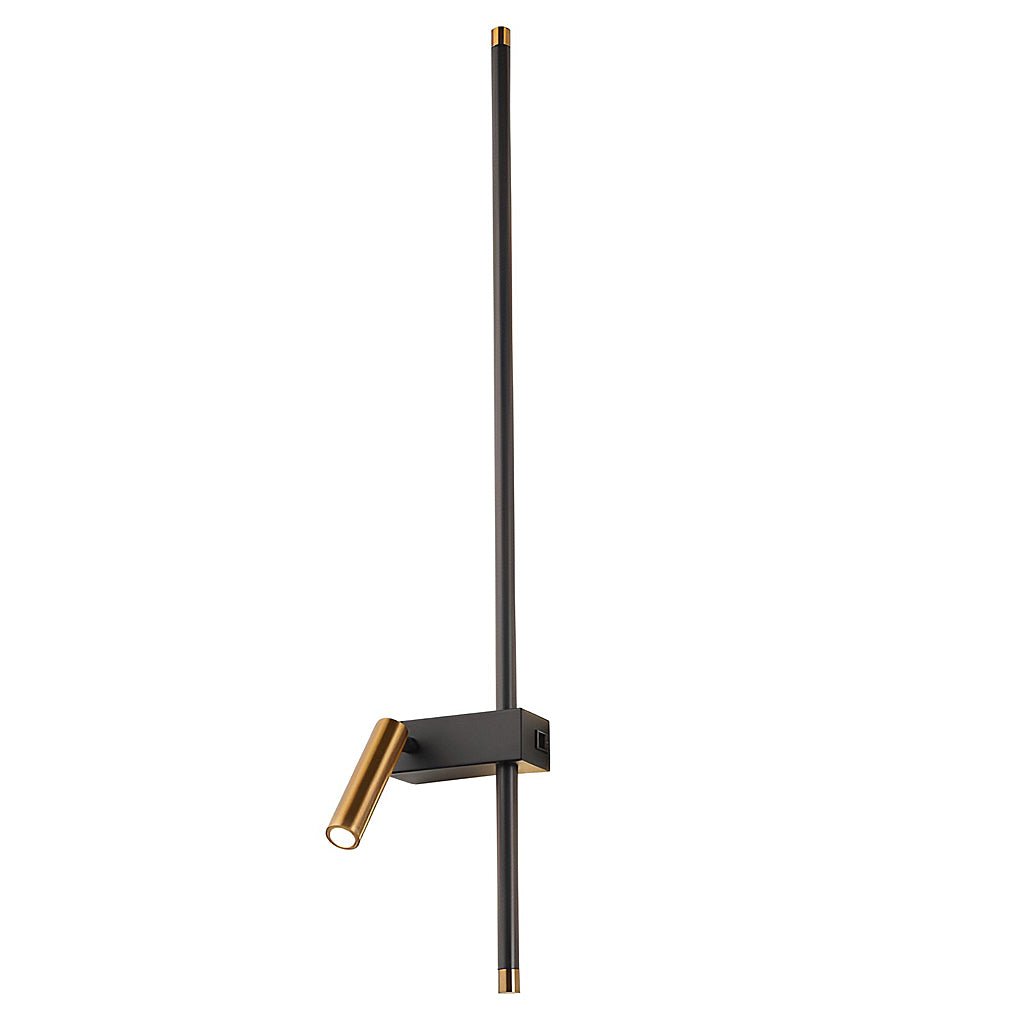 Dual Light Wall Sconce LED Linear Light with Adjustable Spotlight