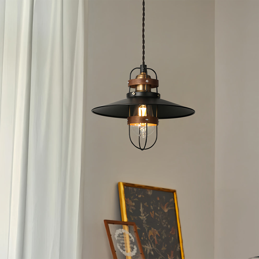 Vintage Hanging Pendant Lights Industrial Black Iron ceiling lights