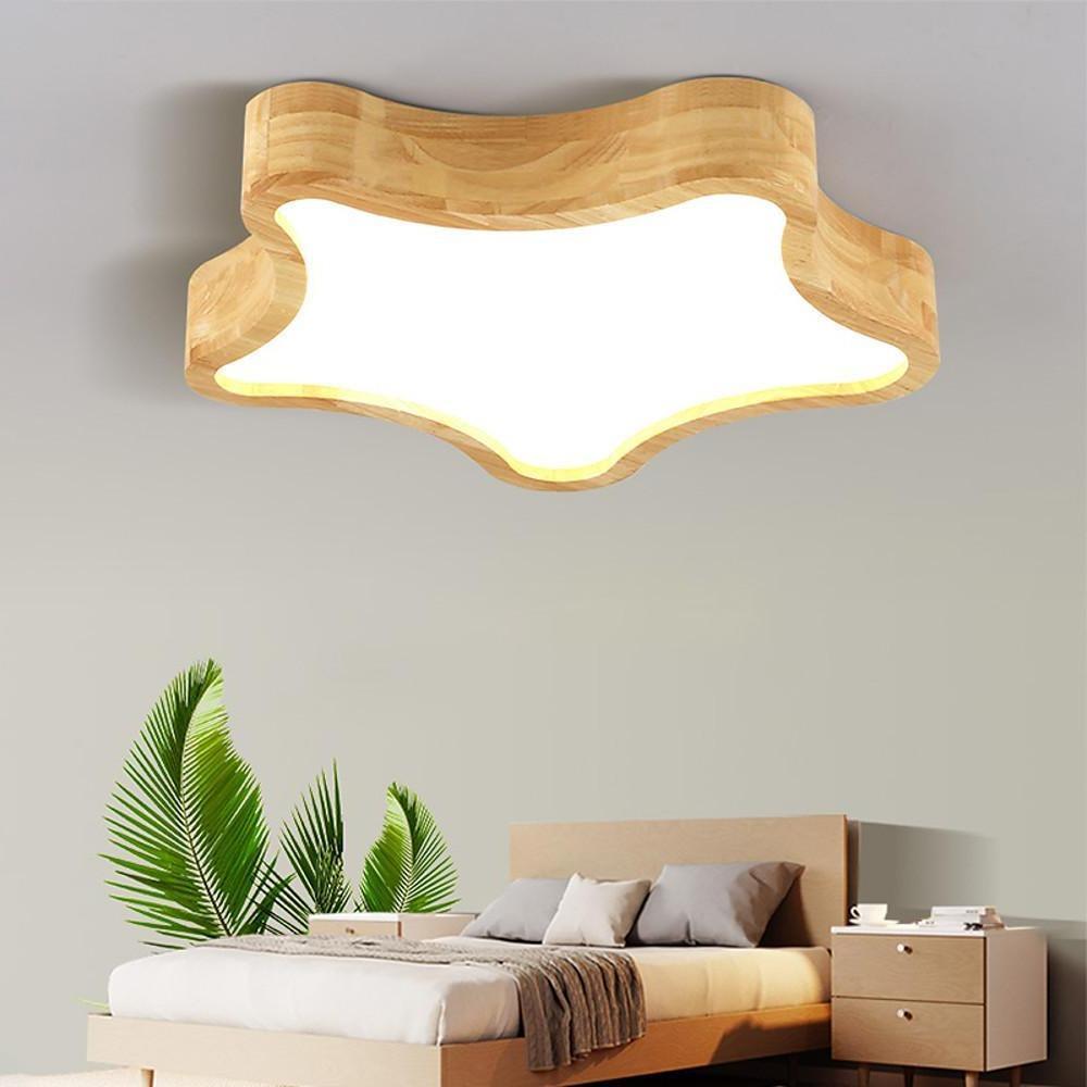 Novelty Rounded Star Flush Mount Light LED Ceiling Lights