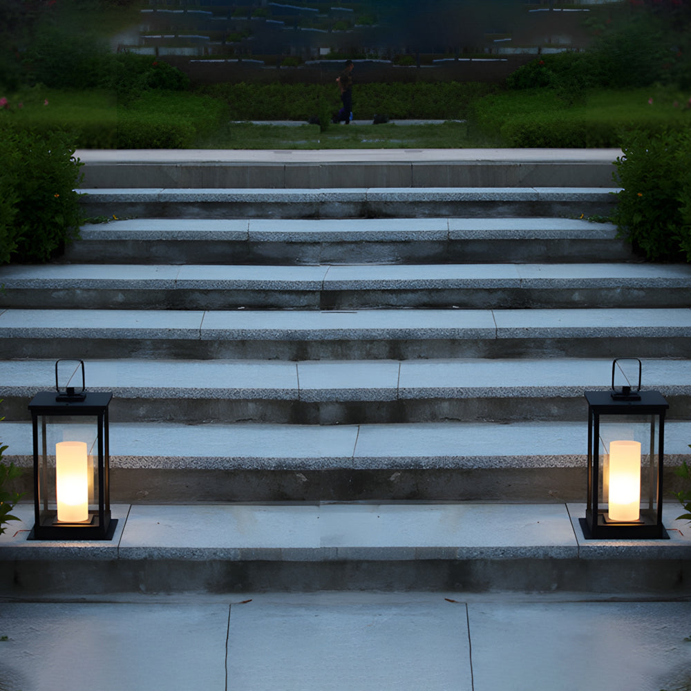 Modern Minimalist Outdoor Lanterns Waterproof LED Garden Light