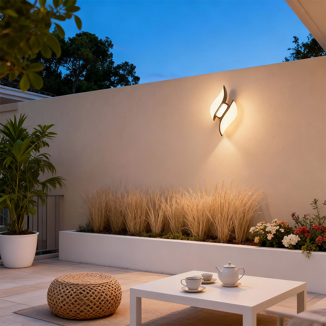 Black Outdoor Wall Sconces Modern Minimalist Waterproof Lamp
