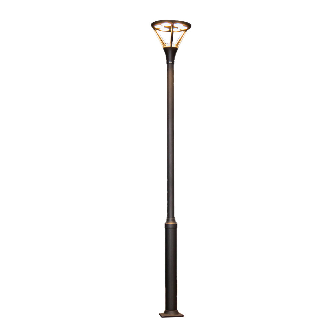 Minimalist 10 feet LED Outdoor Lamp Post Lights Modern