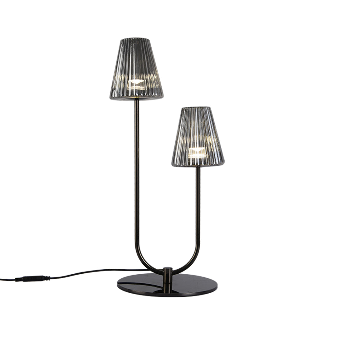 Minimalist Elegant Table Lamps American Modern Black LED Lamps