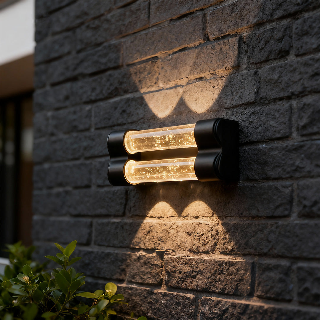 Crystal Wall Sconce Light Fixture Luxury Waterproof LED Lamp