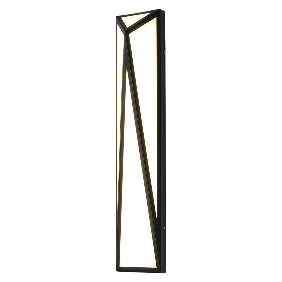 Exterior Wall Light Black Modern Metal Waterproof Light