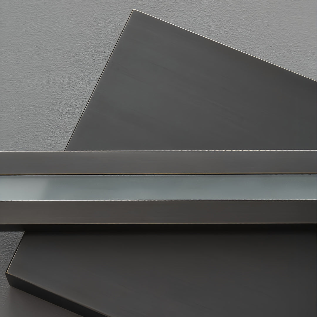 Linear Wall Light Geometric Diamond Accent Sculptural Wall Sconce