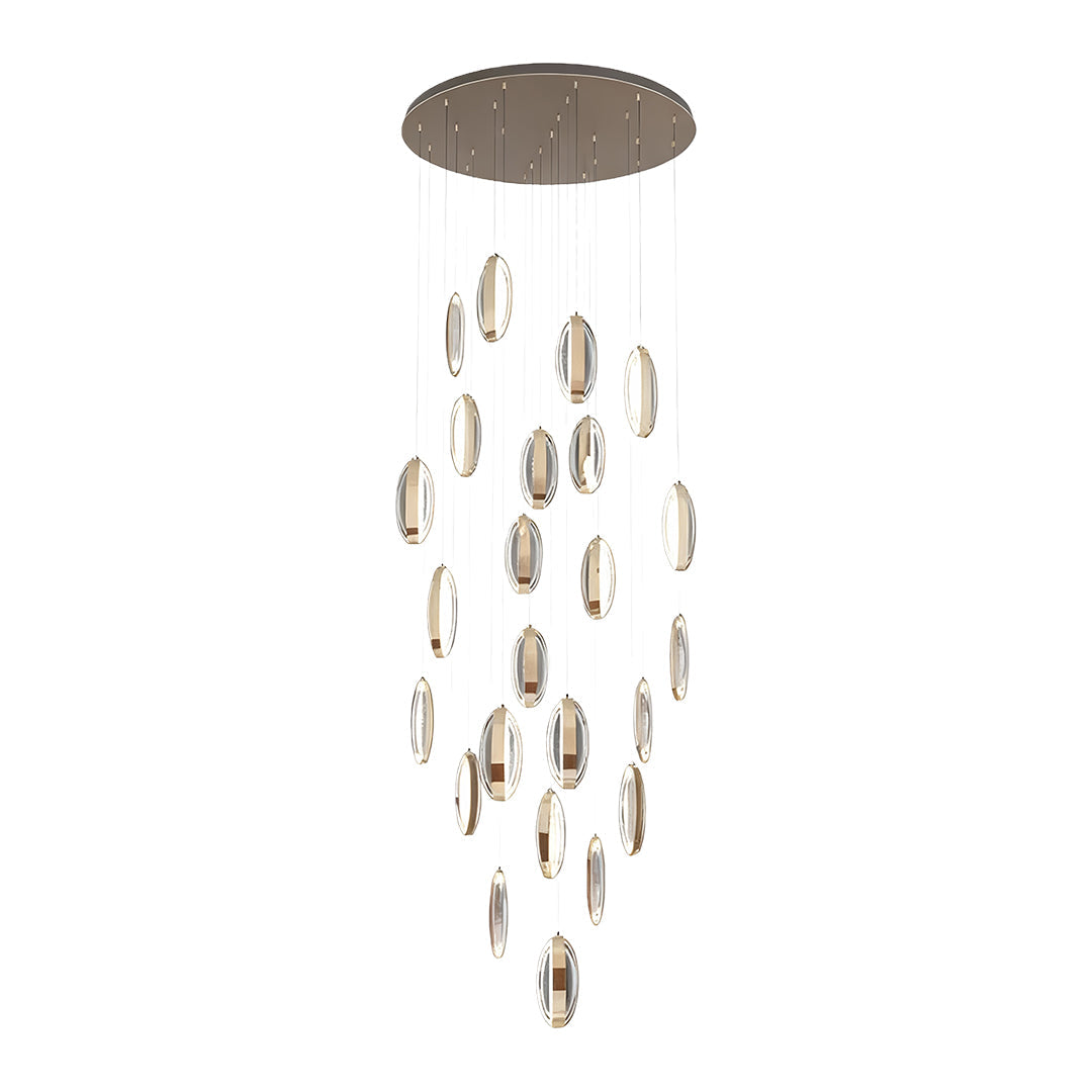 Gold Modern Chandelier Möbius Luxury Decorative Ceiling Light