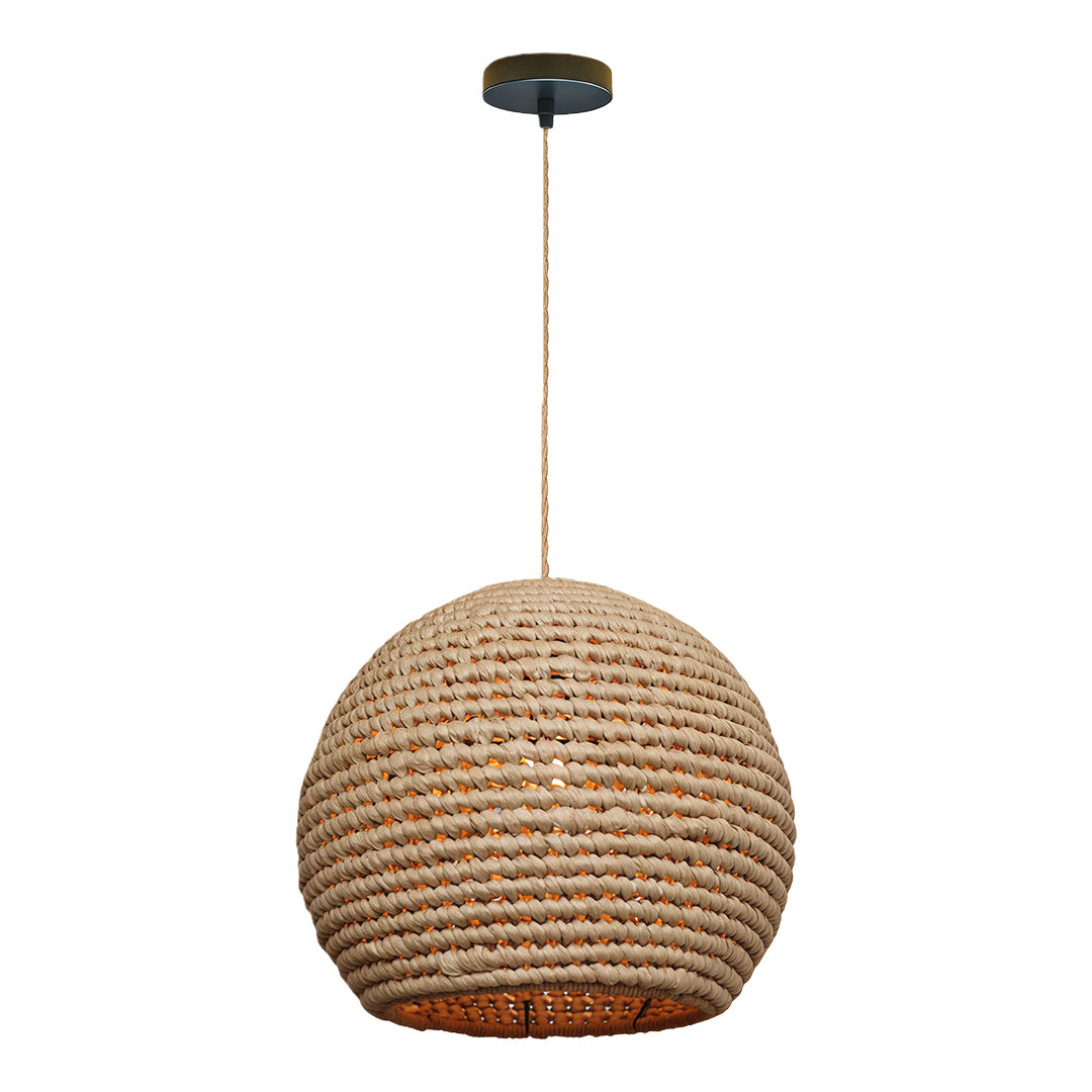 Japanese Paper Pendant Lights Raffia Zen Ceiling Light