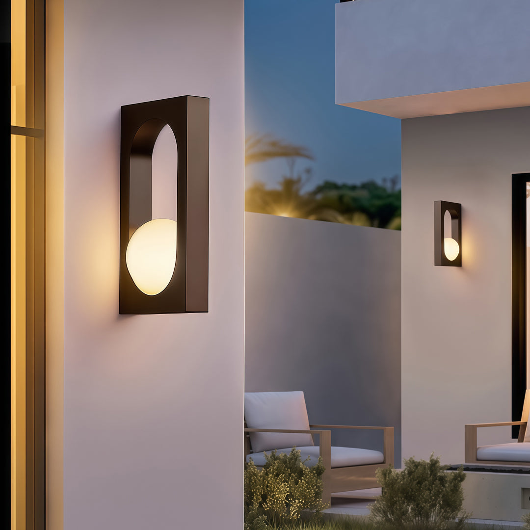LED Outdoor Wall Lighting Ideas Waterproof American Retro Lamp