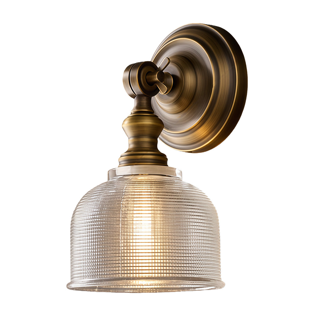 LED Wall Light Lamp American Retro Solid Brass Lamp