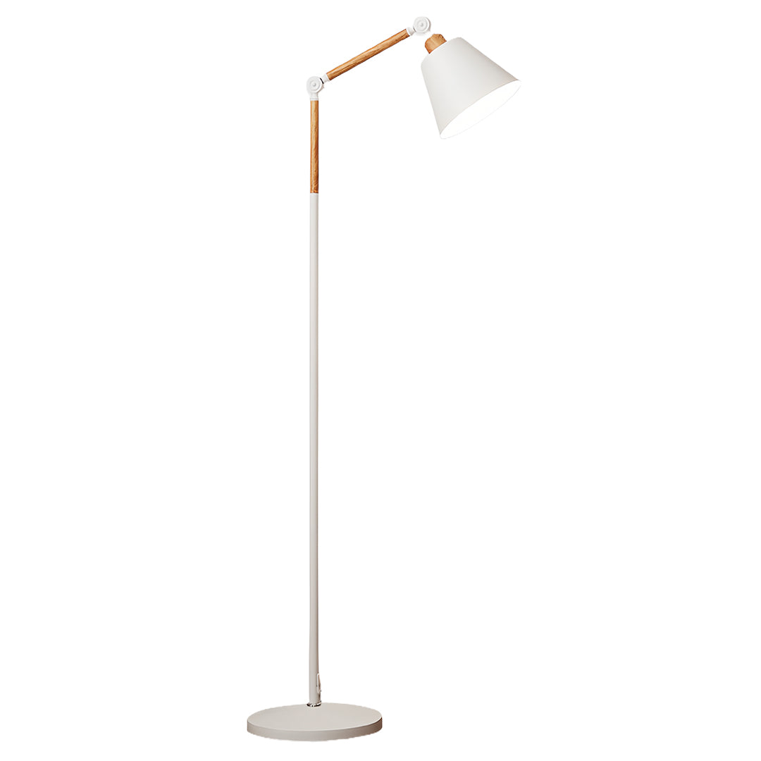 Metallic Floor Lamp Modern Adjustable Standing Lamp
