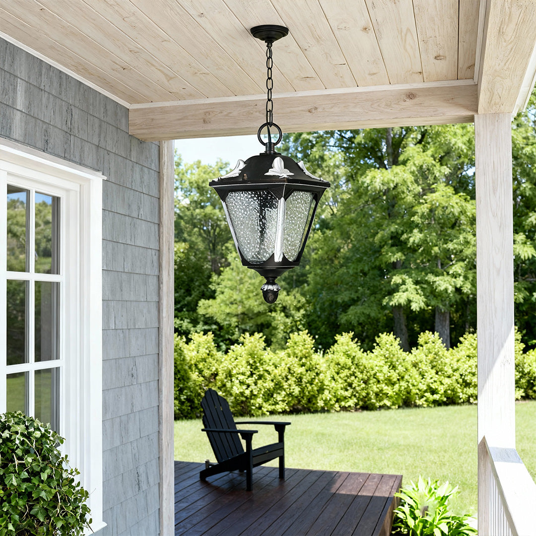 Outdoor Porch Pendant Lights Glass Decorative Minimalist Ceiling Light