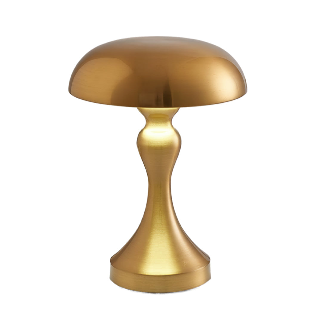 Retro Metal Table Lamp Mushroom Dimmable Creative Design Iron Light