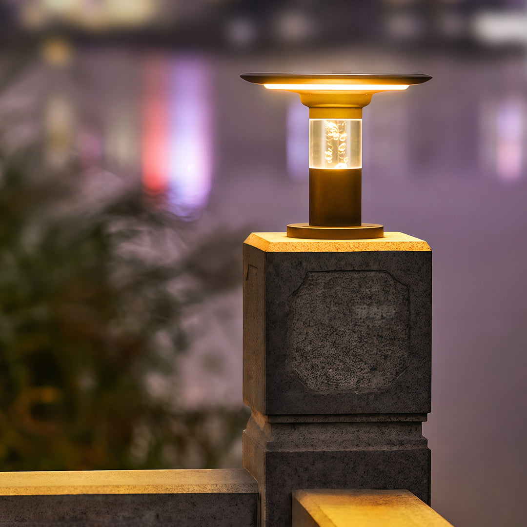 Solar Post Cap Light Outdoor Waterproof Aluminum Light