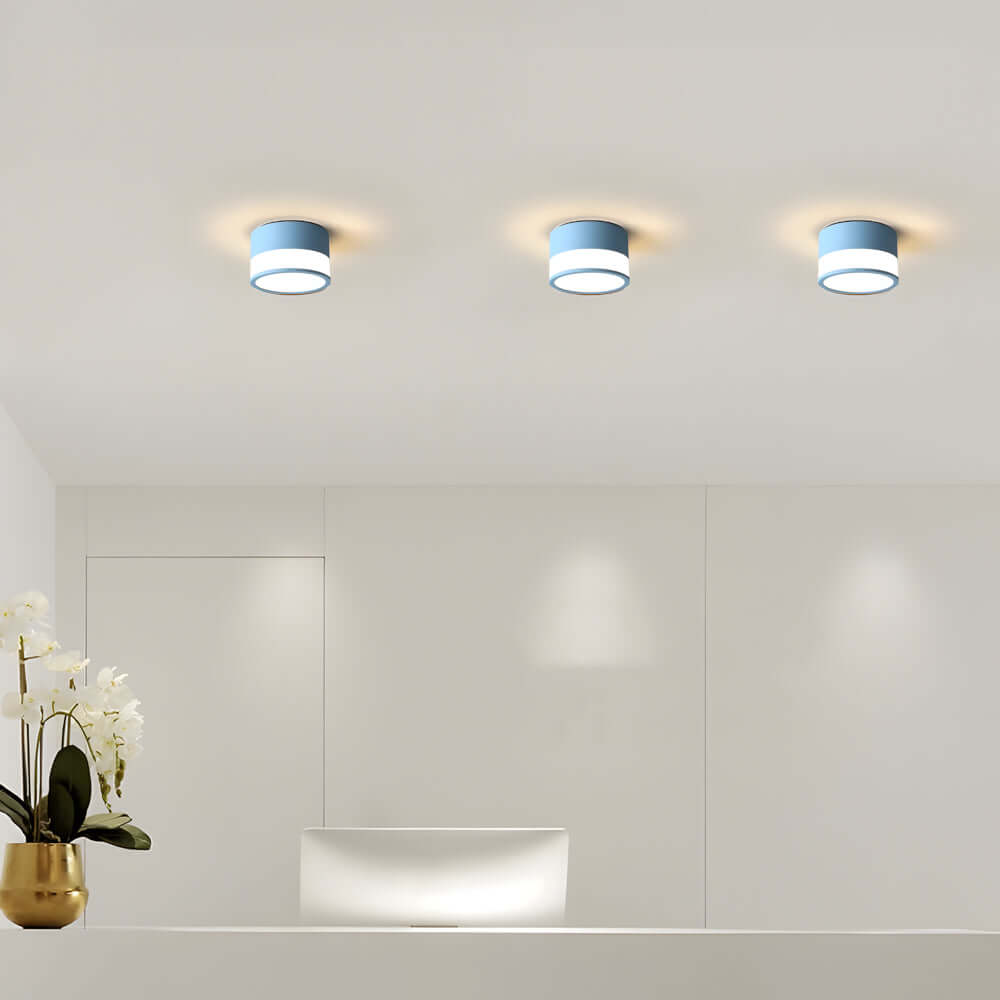 Flush Mount Ceiling LED Lights Modern Minimalist Round Downlight