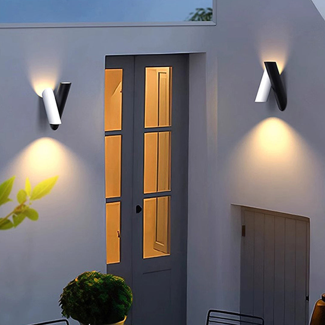 Up and down Wall Lights Outdoor Waterproof Geometric Lamp