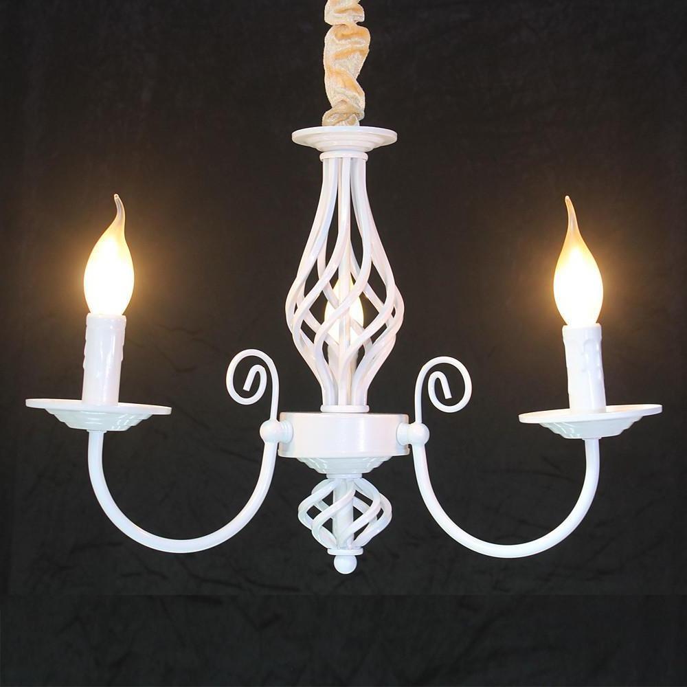Triple Candles Shape Farmhouse Candelabra Pendant Light LED Oil Rubbed Bronze Light