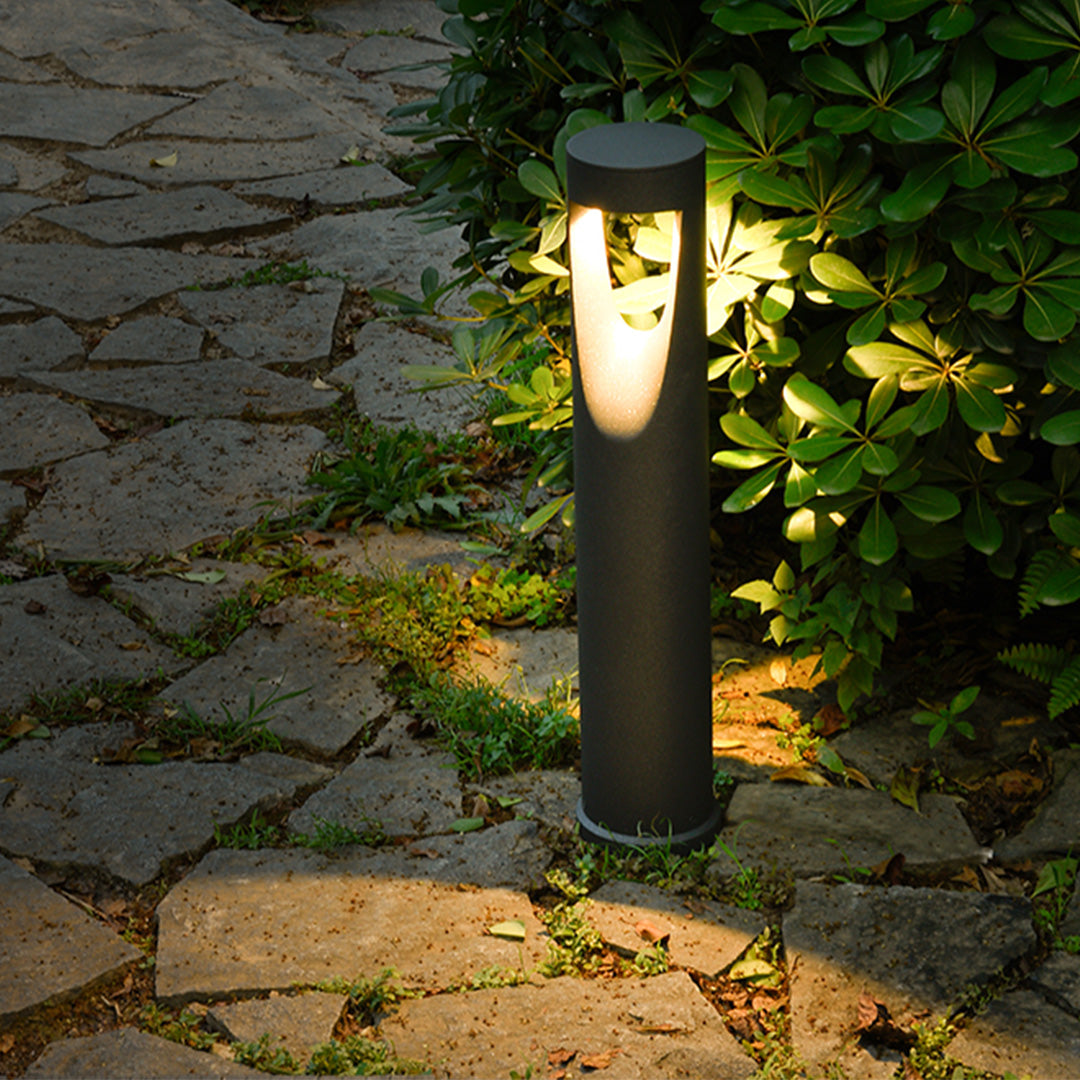 Outdoor LED Bollard Landscape Light Minimalist Art Nouveau Path Light