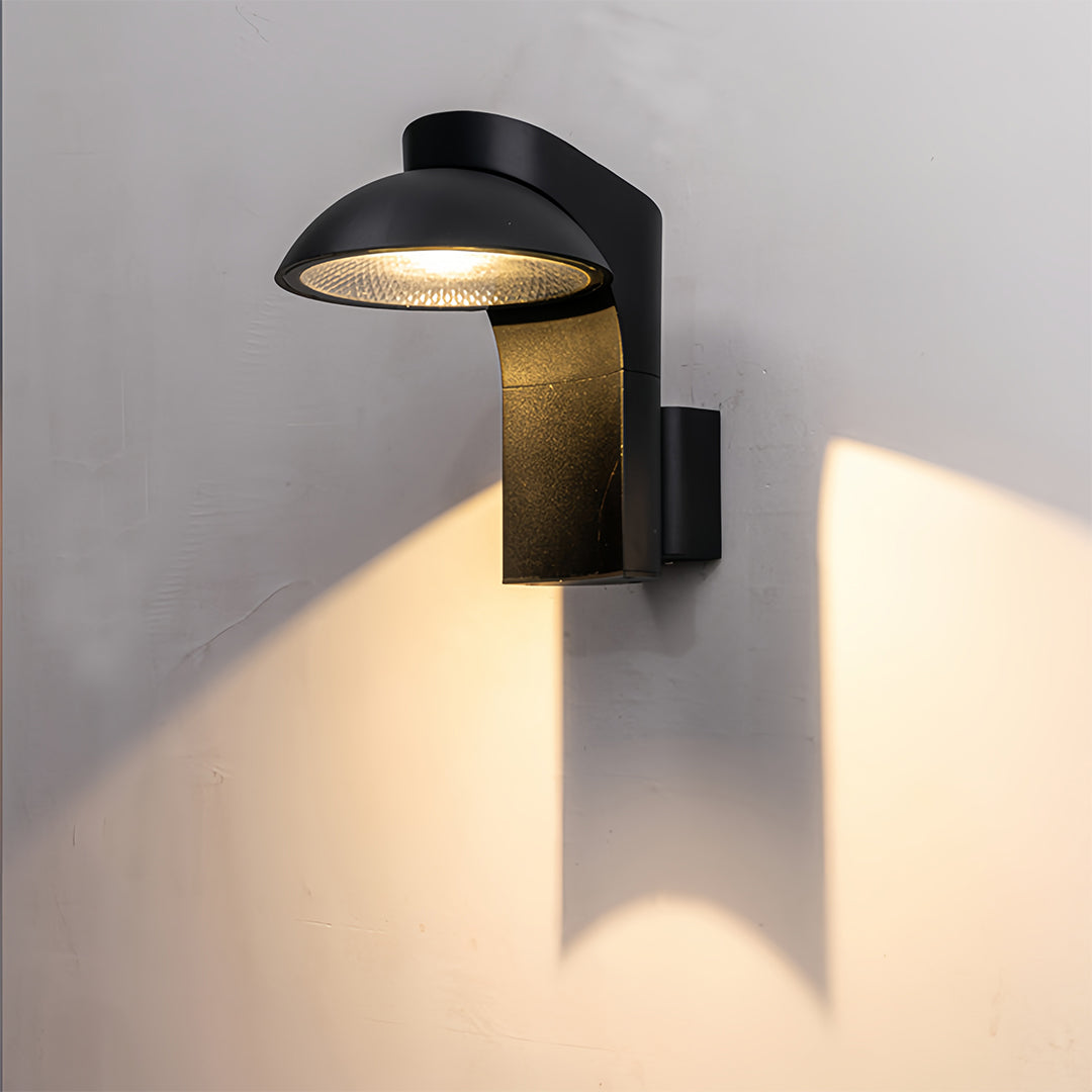 Outdoor Wall Sconce Modern Simple LED Waterproof Light 2 PCS