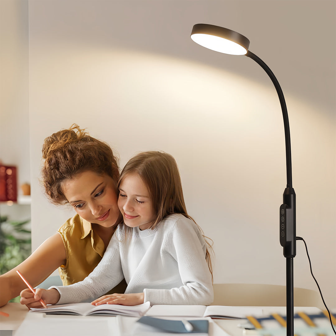 LED Reading Floor Lamp Minimalist Task Light LED Standing Lamp