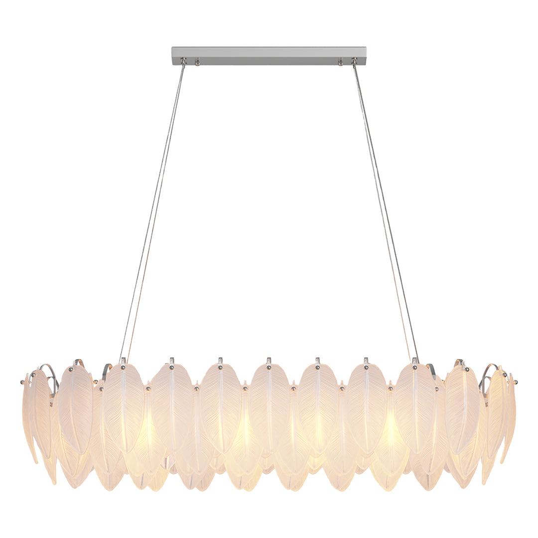 Feather Chandeliers Modern Luxury Glass Ceiling Light