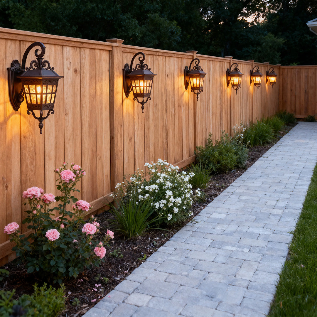 Outdoor Patio Wall Light Waterproof Courtyard Creative Wall Lamp