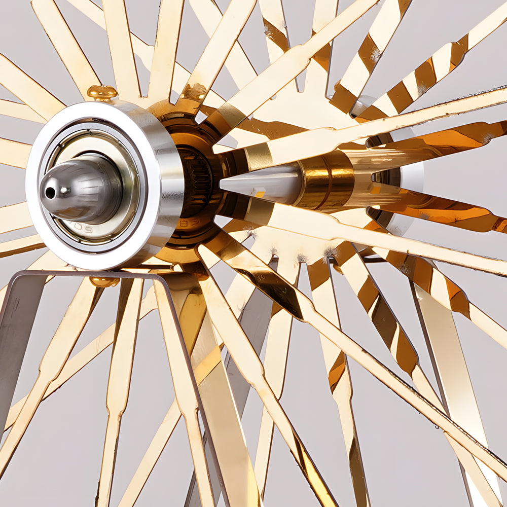 Ferris Wheel Lights Vintage Gold Metal LED Atmosphere Light