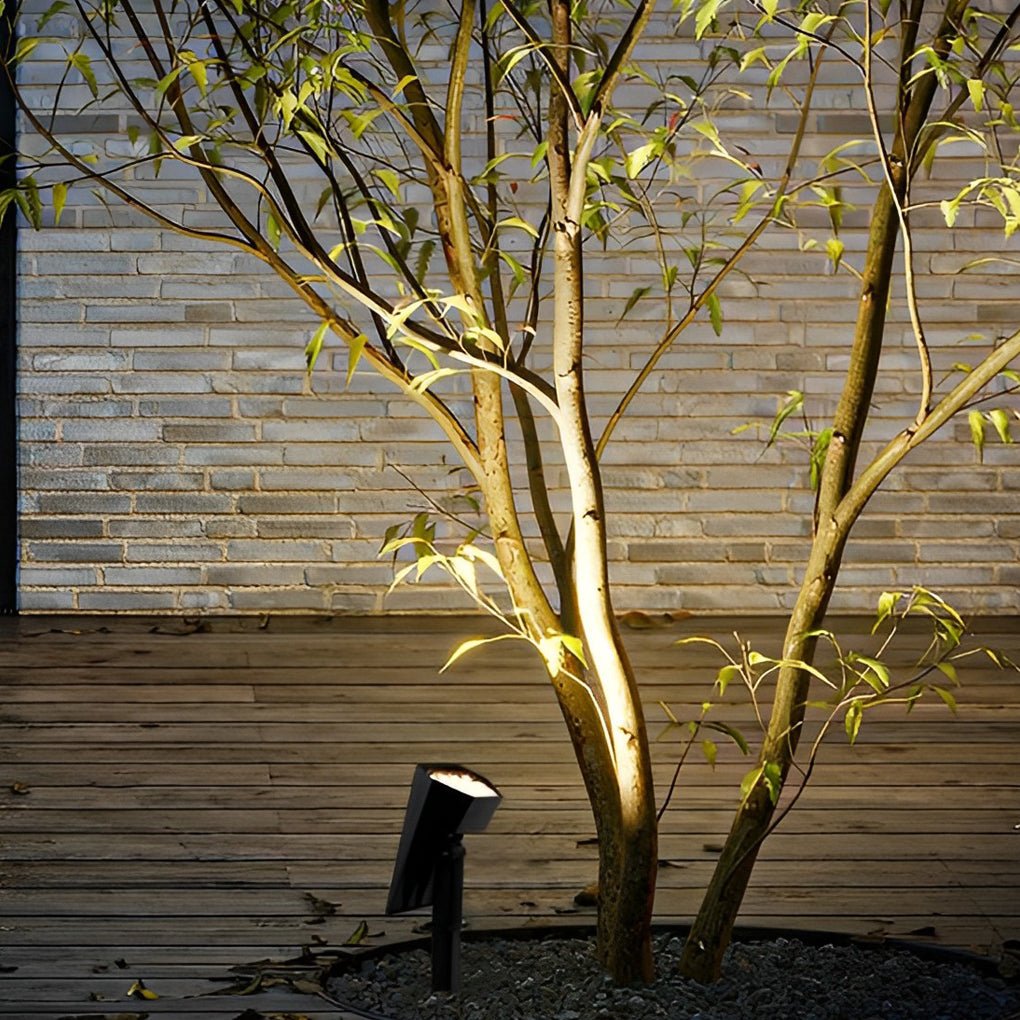 Flood Spike Light Adjustable Angle Solar Spotlight