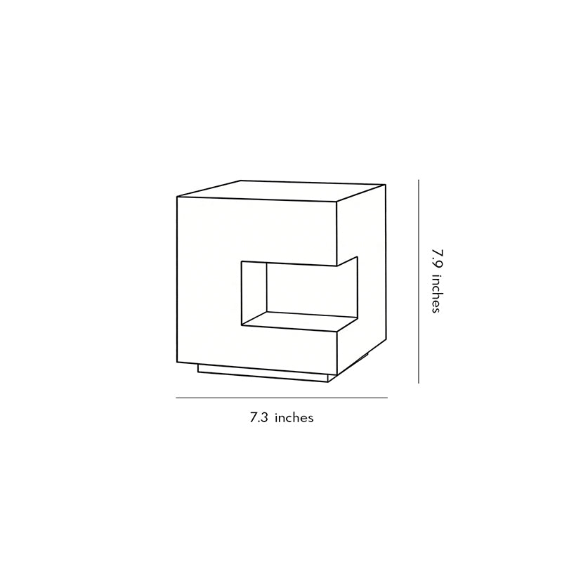 Floor Light Box Streamlined Square Black LED Outdoor Lawn Light