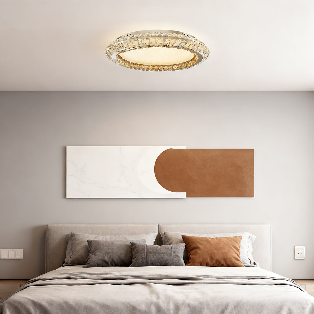Flush Mount Crystal Ceiling Lights Luxury LED Lamp