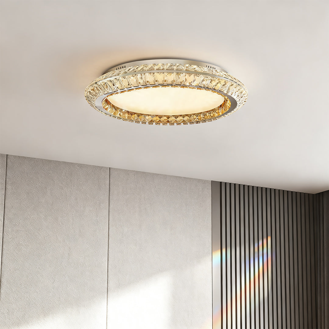 Flush Mount Crystal Ceiling Lights Luxury LED Lamp