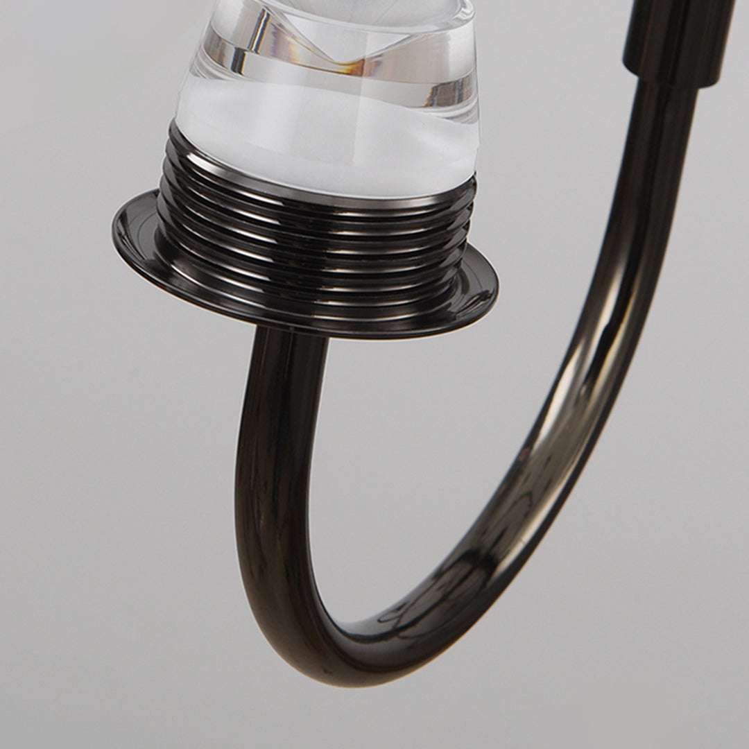 Minimalist Pendant Light American Modern Black LED