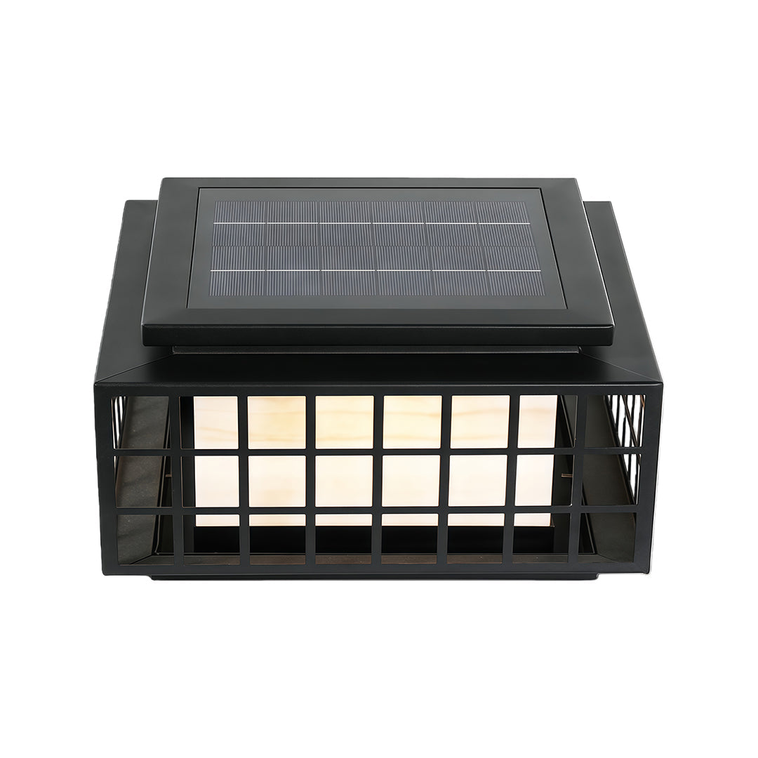 Modern Gate Pillar Lights Outdoor Waterproof Metal Lamp