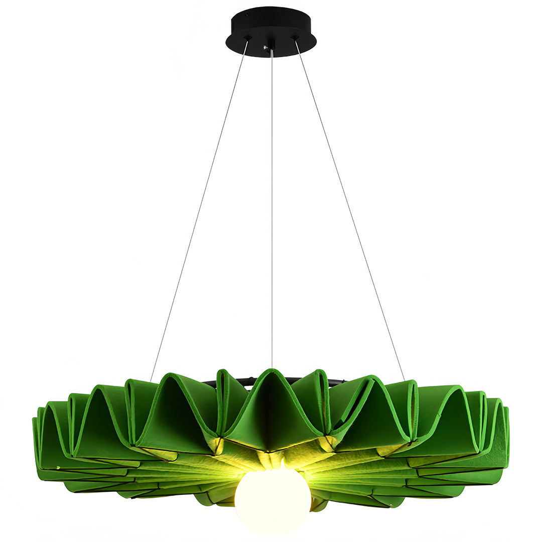 Cloth Chandelier Large Diameter Noise Reduction Felt Ceiling Lights