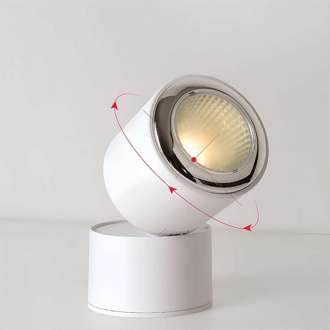 Adjustable Spotlight Anti-Glare 360° Rotating Deep Baffle LED Light