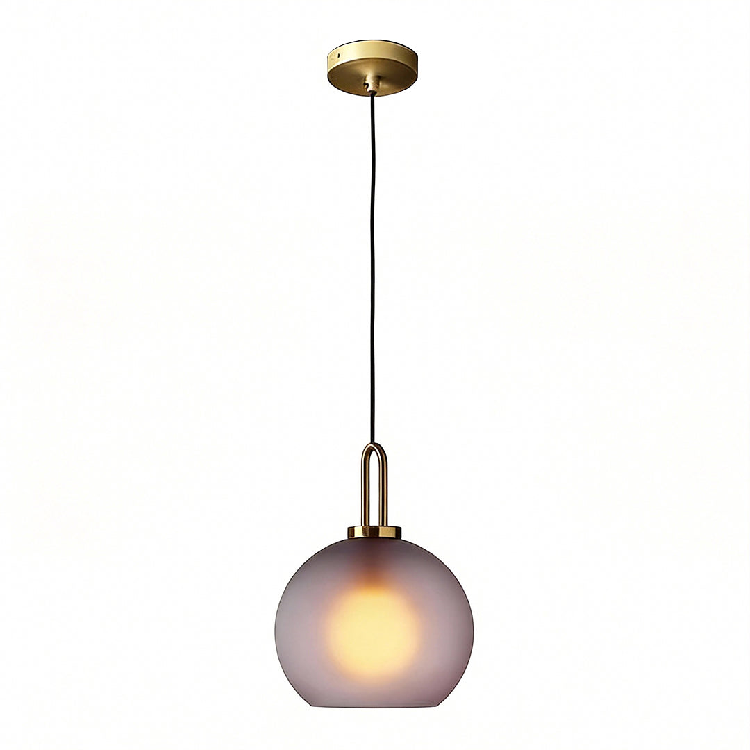Frosted Glass Mini Pendant Lights Modern Metal Ceiling Ligh