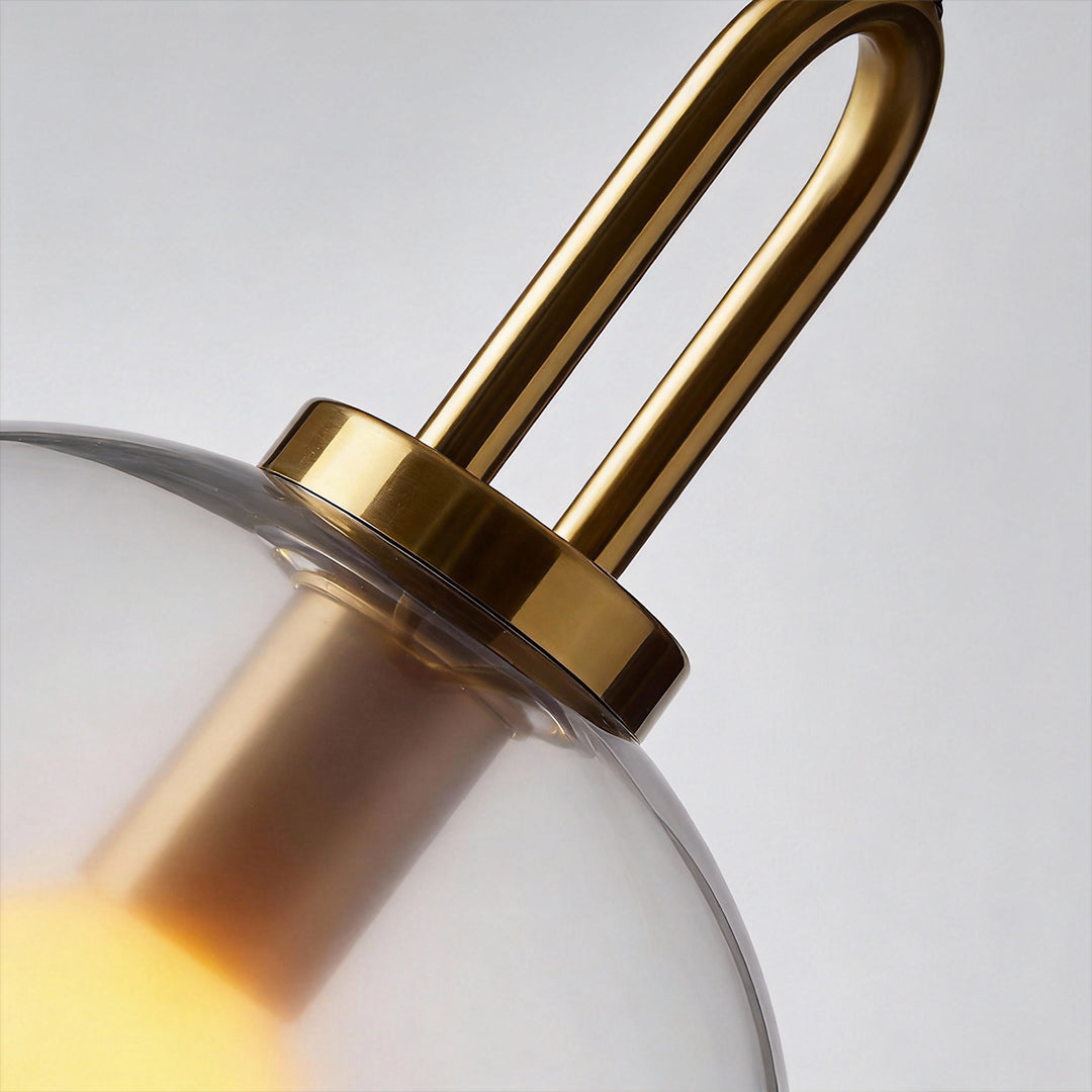 Frosted Glass Mini Pendant Lights Modern Metal Ceiling Ligh