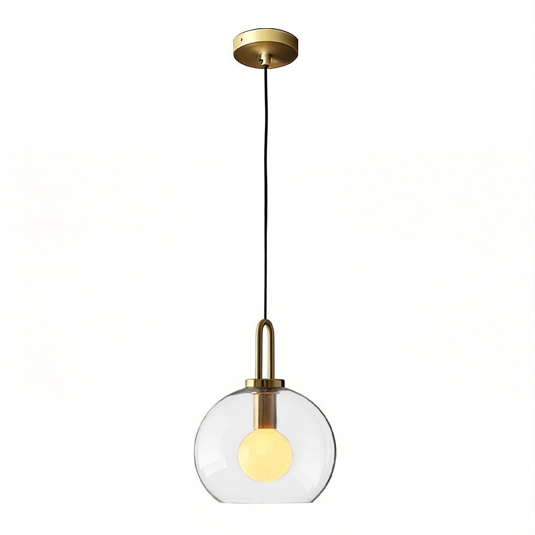 Frosted Glass Mini Pendant Lights Modern Metal Ceiling Ligh
