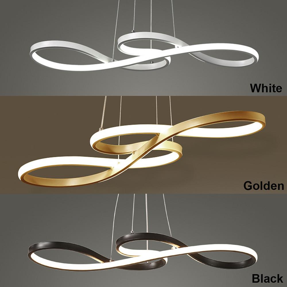 Ribbon LED Pendant Light Nordic Geometrical Linear Ceiling Lights