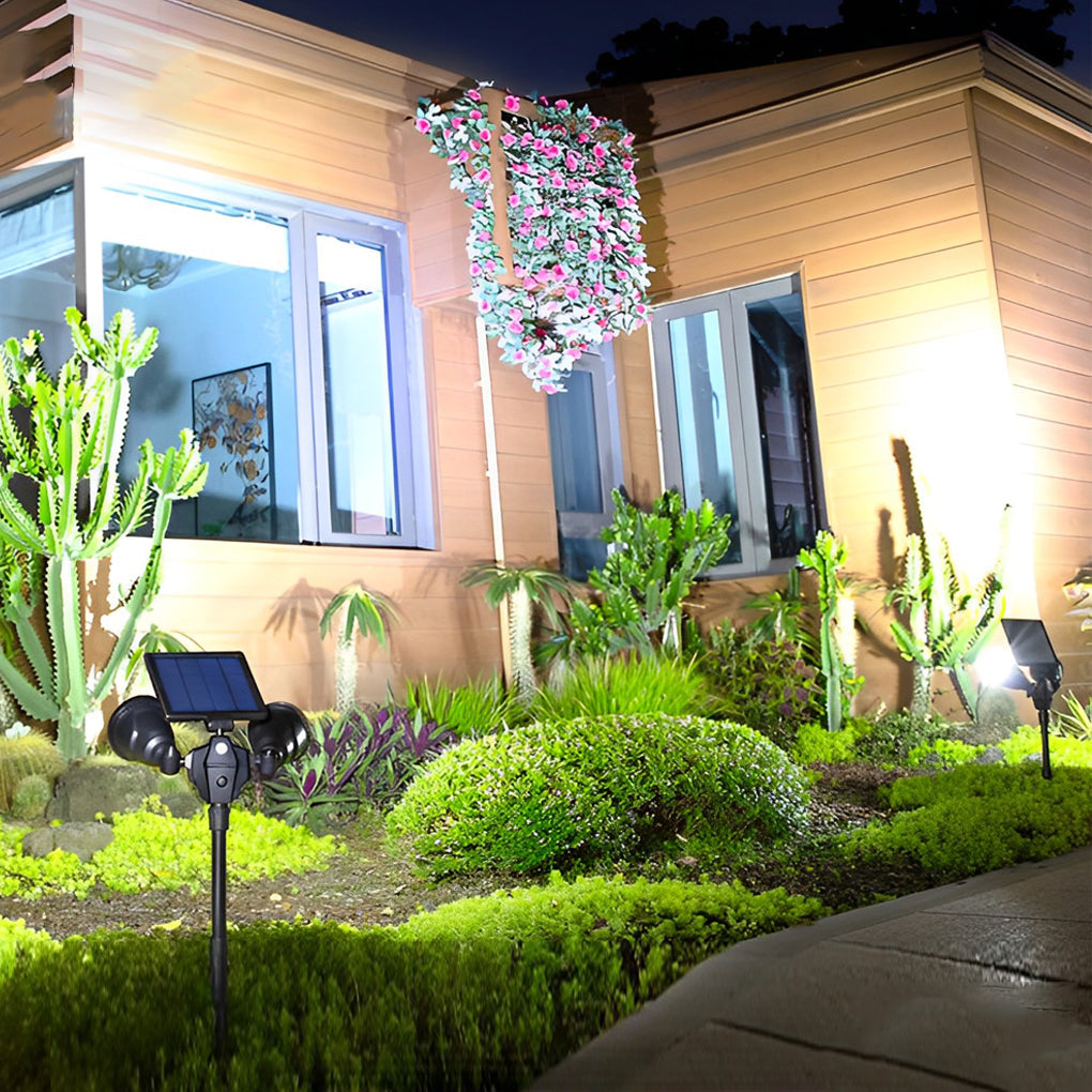 Garden Spotlights Solar Powered Motion Sensor Landscape Light