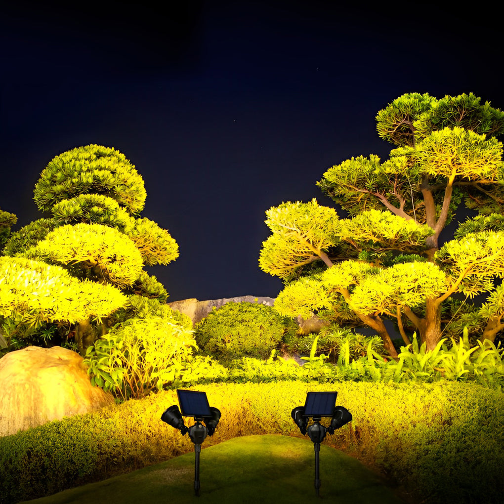 Garden Spotlights Solar Powered Motion Sensor Landscape Light