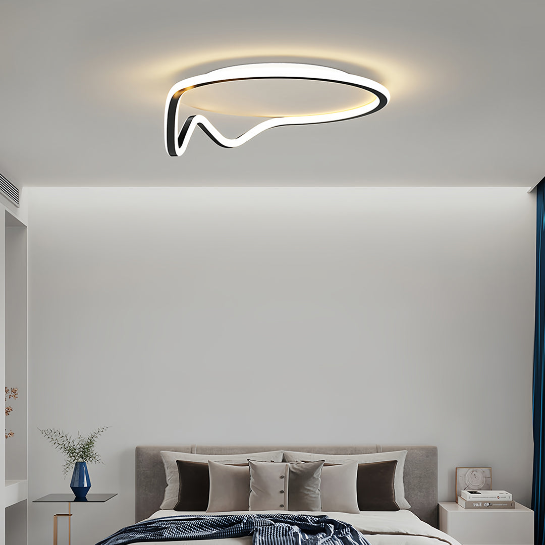 Geometric Flush Mount Light Minimalist Personality LED Design Light