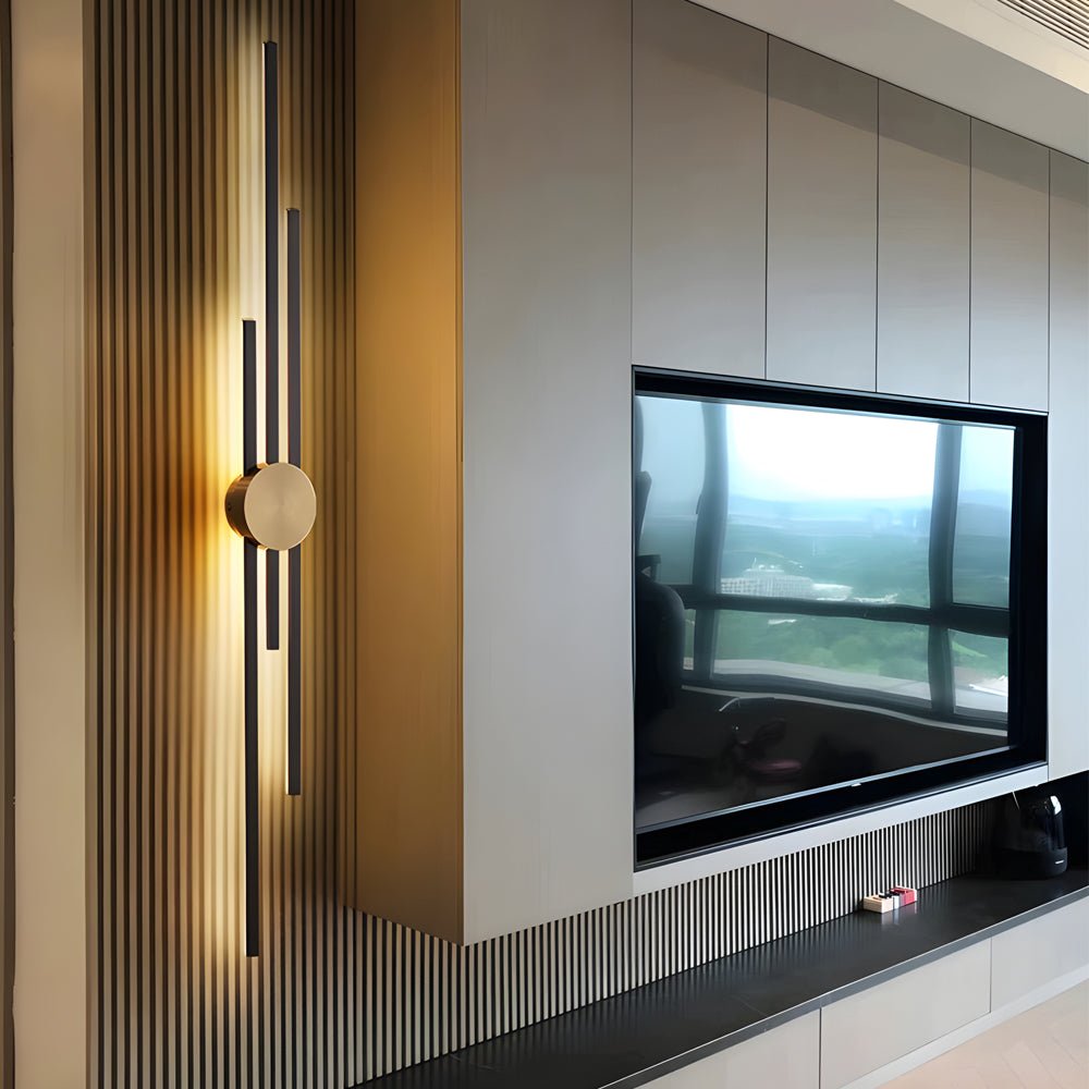 Modern Linear Wall Sconce Minimalist LED Integrated Light