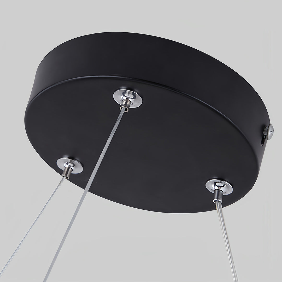 Geometric Pendant Light Iron Frame and Acrylic Ceiling Light