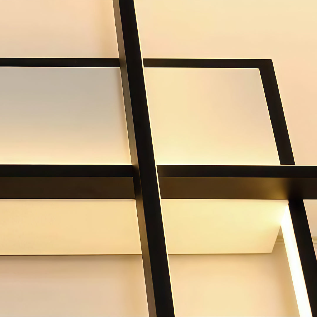 Geometric Wall Sconce Rectangular Modern LED Ceiling Light