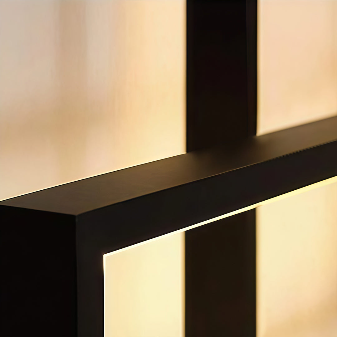 Geometric Wall Sconce Rectangular Modern LED Ceiling Light